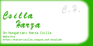 csilla harza business card